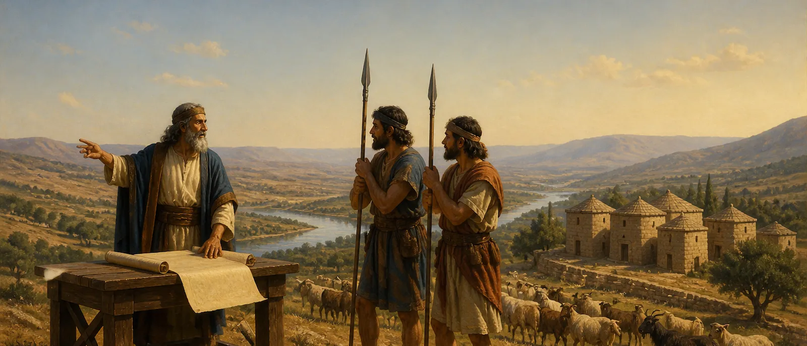 A tribal leader and scouts oversee their sprawling pastoral territory on the banks of the Jordan River.
