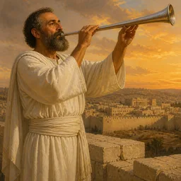 Portrait of Zechariah, Musician of the Post-Exilic Period