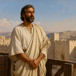 Portrait of Zechariah, Attendee of the Law Reading