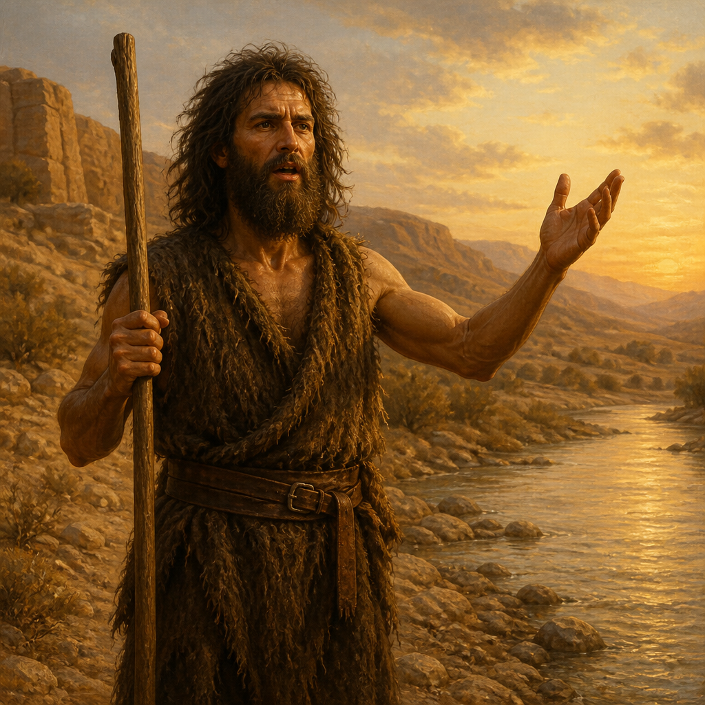 Portrait of John the Baptist, Son of Zechariah