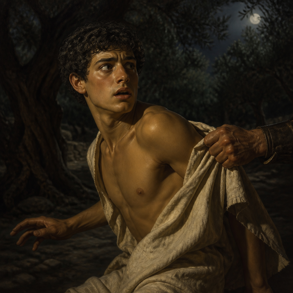 Portrait of The Naked Young Man
