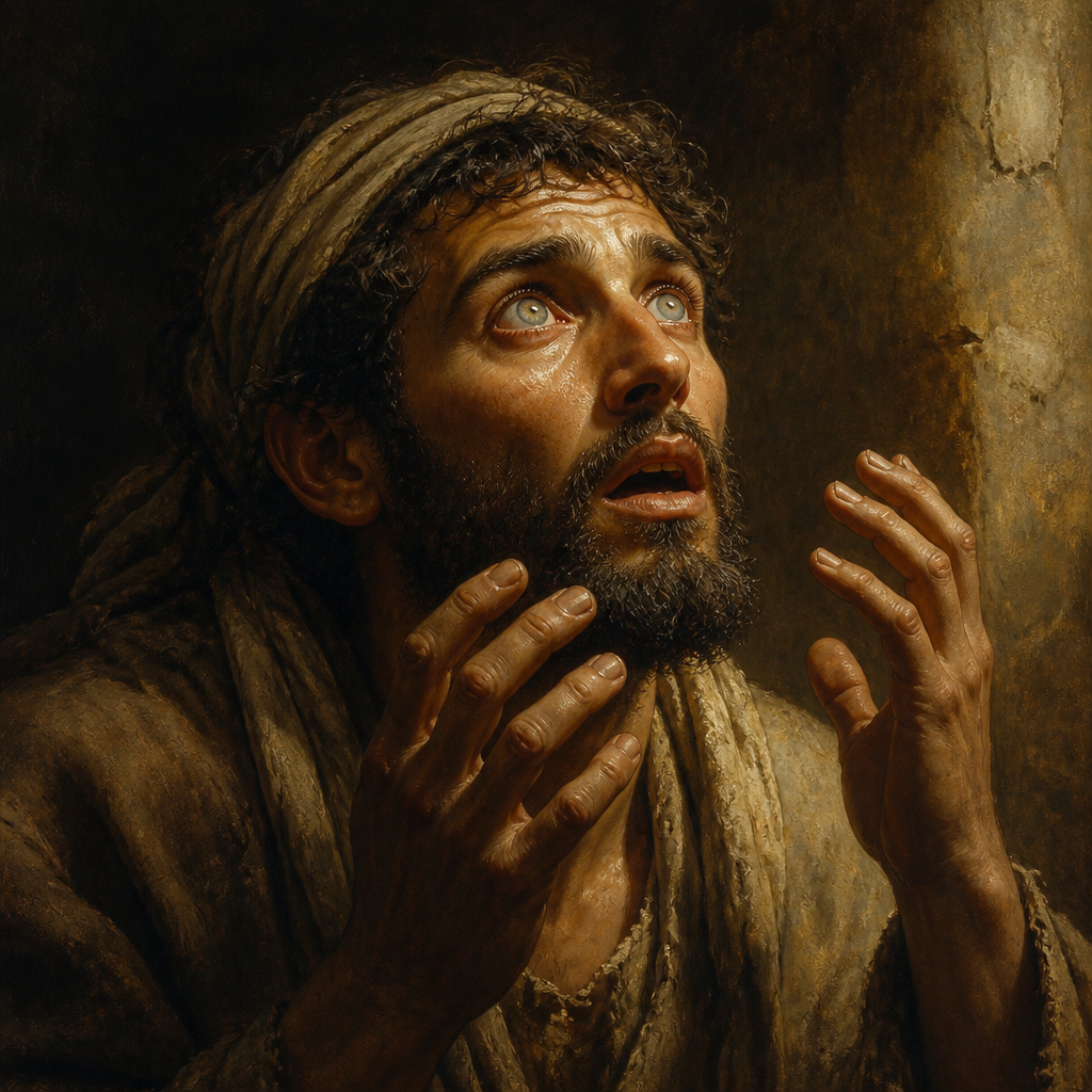 Portrait of The Two Blind Men Near Capernaum