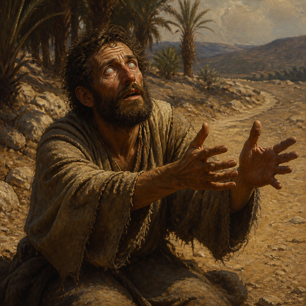 Portrait of The Two Blind Men Near Jericho