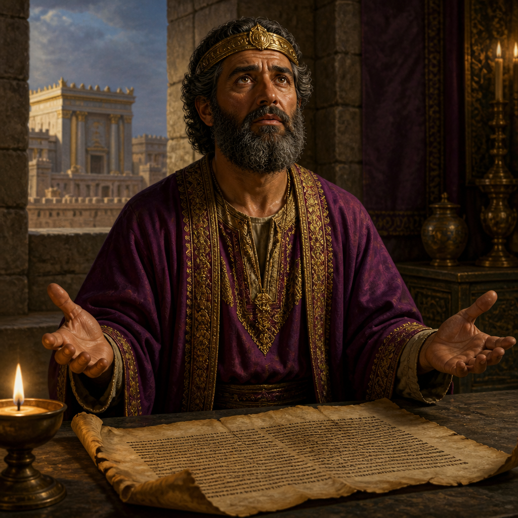 Portrait of Hezekiah, King of Judah