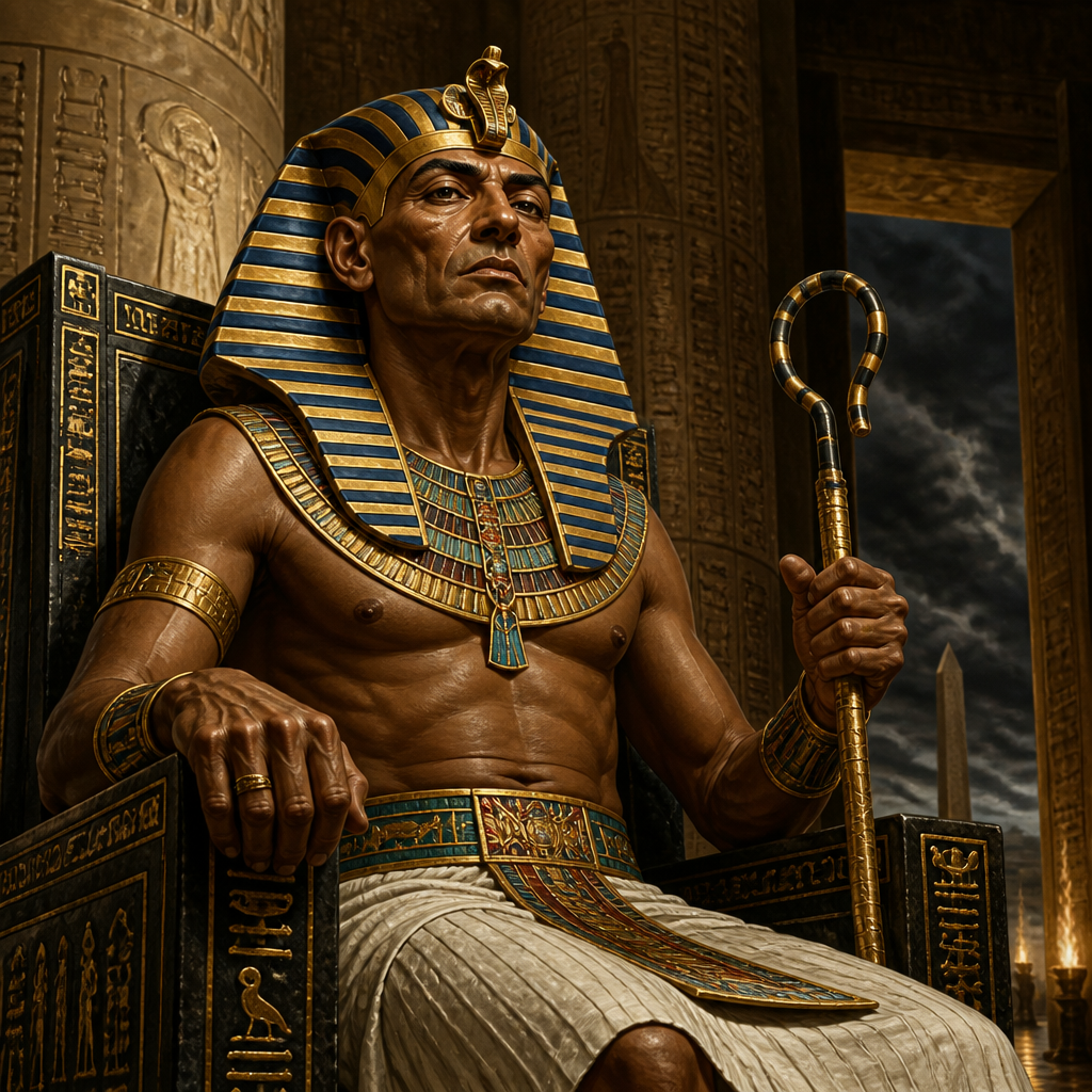 Portrait of Pharaoh, King of the Exodus