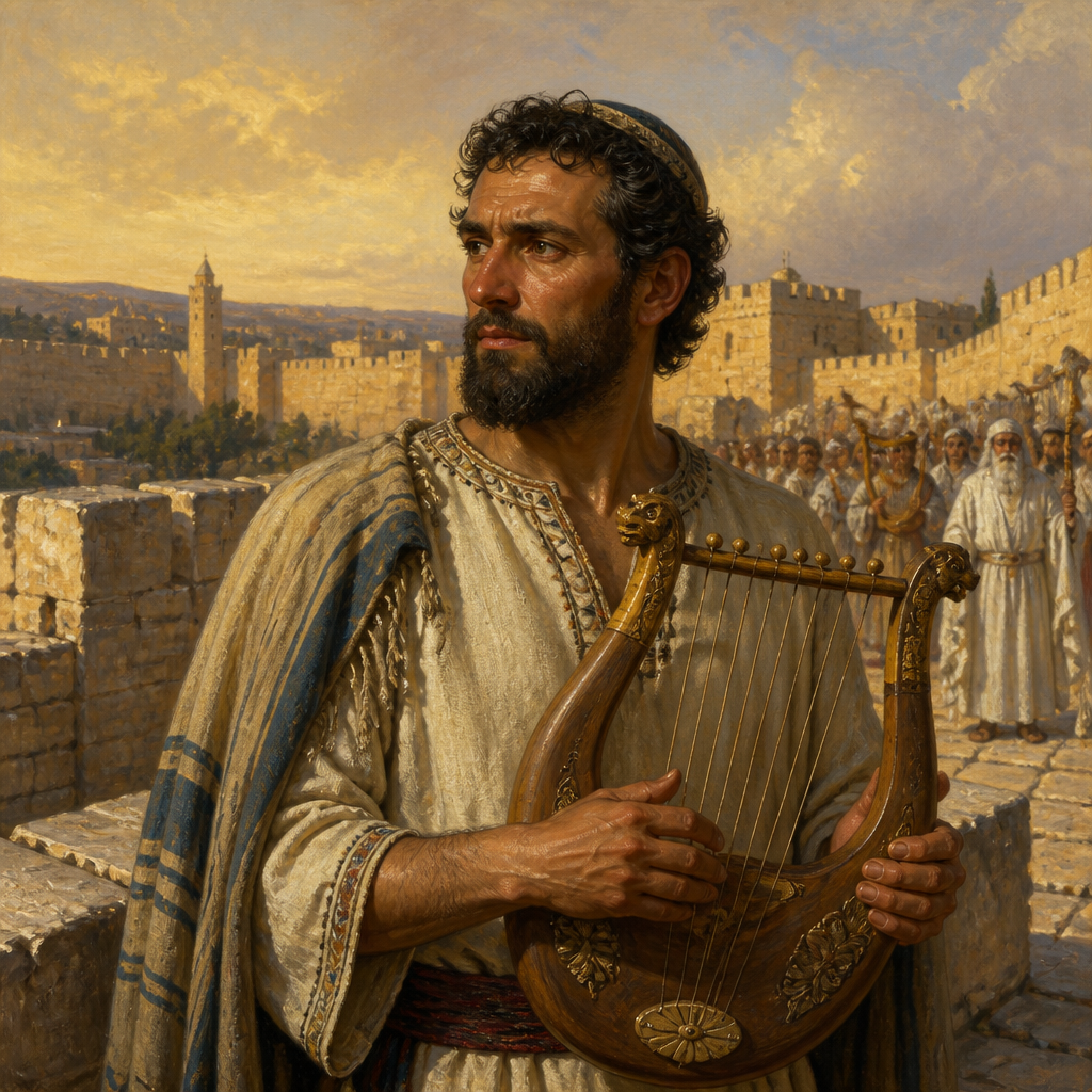 Portrait of Hanani, Musician of the Post-Exilic Period