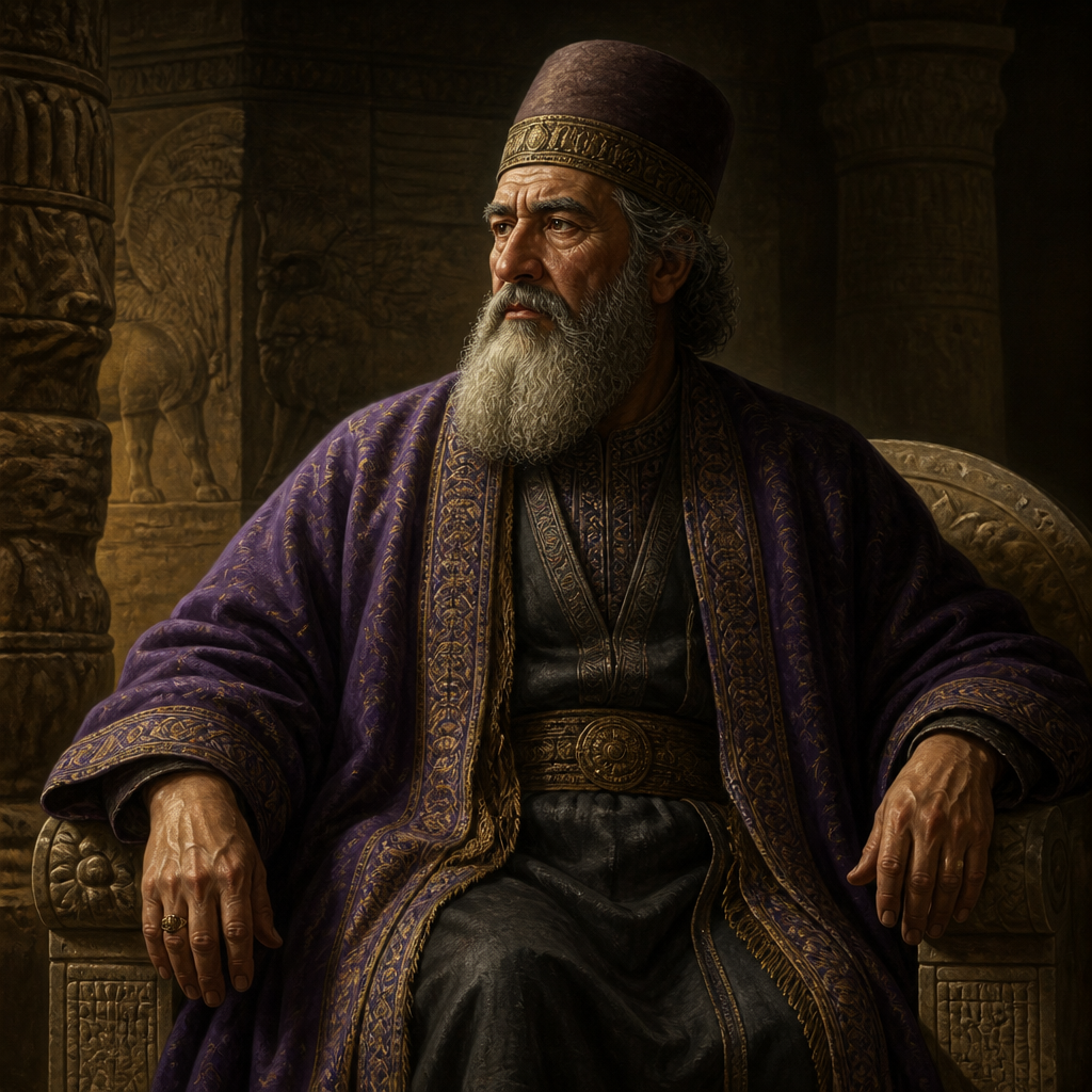 Portrait of Xerxes, Father of Darius the Mede
